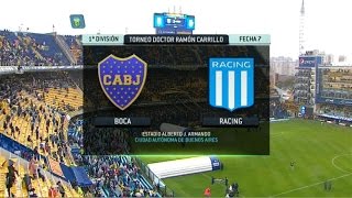 Fútbol en vivo Boca  Racing Fecha 7 Torneo Primera División 2014 FPT [upl. by Chaiken]