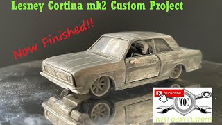 Custom Lesney Ford Cortina Mk2 Project [upl. by Ecarg]