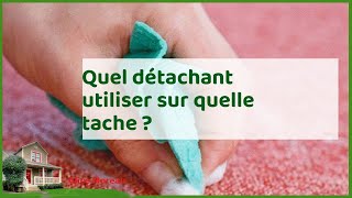 Guide pratique  quel detachant utiliser sur quelle tache [upl. by Lekkim]