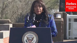 Terri Sewell Warns That Extremists Work To Erase Our History At Bloody Sunday Commemoration [upl. by Ecneitap]