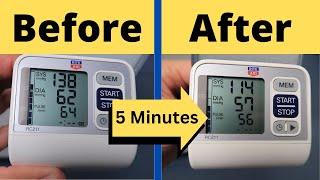 Lower Blood Pressure in 5 minutes  Two Proven Methods [upl. by Tucker151]