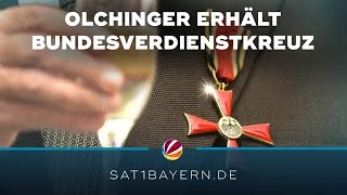 Auszeichnung für Entwicklungshilfe Olchinger erhält Bundesverdienstkreuz [upl. by Ys36]