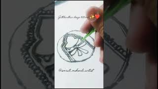 GATHBANDHAN DESIGN TUTORIAL ✨❤️hennadesign likesharesubscribe commentgathbandhanmehndi weeding [upl. by Nebeur]