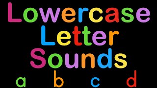 Lowercase Letter Sounds  ABC Alphabet  Learn to Read with Phonics for Kids [upl. by Assiar]