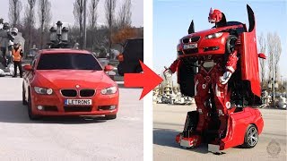 Transformers in RealLife  Das erste RiesenRoboterDuell der Welt [upl. by Lucila434]