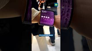 Motorola’s concept bendable smartphone from MWC24 in Barcelona motorola foldingphone tech [upl. by Lerual71]