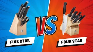 Henckels Five Star Vs Four Star Which Knife Is Better [upl. by Breeze937]