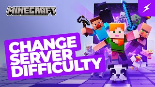 How to change the difficulty on your Minecraft Java Edition server [upl. by Helms]