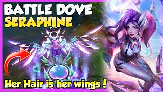 🕊️ WELCOME TO BATTLE DOVE SERAPHINES WOoOOORLD 🎵  New Seraphine Skin Gameplay  Erick Dota [upl. by Mabelle780]