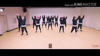 Seventeen 세븐틴  SVT CLAP 박수 Dance practice 2x faster [upl. by Selhorst]