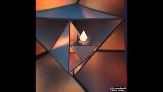 Tetrahedron spiral tetrahedron sprial endless loop satisfying satisfyingvideo [upl. by Odlavso]