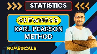 Skewness by Karl Pearson Method  Numerical  Statistics  Measure of Dispersion  Maths  Btech BCA [upl. by Avner]