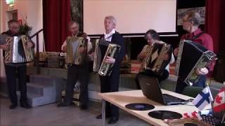 TUNTURISATU vanhat harmonikat Herajoen Työväentalolla 7102017 [upl. by Adraynek227]