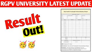 rgpv 1st sem result declare 🥳 check out  rgpv result 2024 update  Engineer Boy EresarBoy [upl. by Annairdua530]