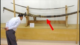 Was This Giant Sword From The 15th Century Used By A Giant Samurai [upl. by Asoj]