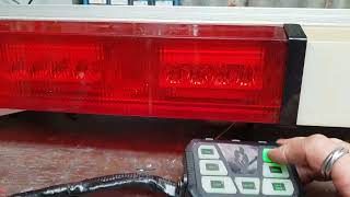 FENIEX Mini 4200 Controller amp Hazard 90 Series Lightbar with WHITE Led Modules [upl. by Guthrie]