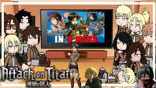 AoT reacts to aot in 9 minutes  part i forgot [upl. by Sigrid151]