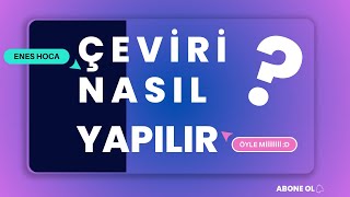 Çeviri nasıl yapılır  Çeviri püf noktaları  ydsyökdil toefl ingilizceçeviri [upl. by Nae]