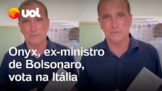 Exministro de Bolsonaro vota na Itália ‘Mais um conservador que ajudo a pôr no parlamento’ [upl. by Ribal686]