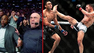 UFC 274 Commentator Booth Reactions [upl. by Cindie]