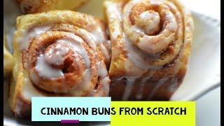 Cinnamon bun recipe from scratch [upl. by Sturrock343]