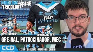 Timeline Tricolor 148 Imbróglio com patrocinador G Mec time Grenal Galo X Grêmio [upl. by Mavilia]