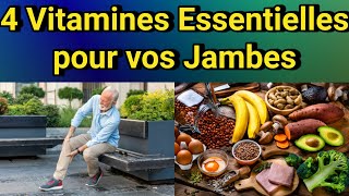 Ces 4 Vitamines Clés pour Booster la Circulation Sanguine dans vos Jambes [upl. by Nirehtac]