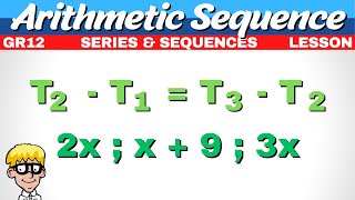 Arithmetic sequence in terms of x [upl. by Caro]