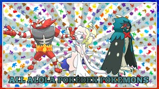 How To Evolve Pokémon  Generation 7 Alola Region Animated 3D Shiny Sprites [upl. by Swenson627]