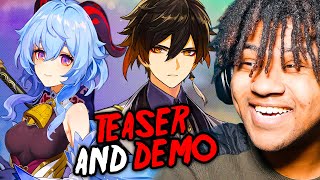 I Reacted To GENSHIN IMPACT Character DEMOS amp TEASERS [upl. by Orling]