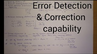 Error Detection amp Correction in Hamming code [upl. by Oates621]