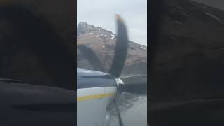 Landing at Dutch Harbor Unalaska Airport in Alaska [upl. by Eiddal]