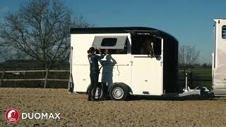 Cheval Liberte Two Horse Herringbone Trailer  Maxi2 [upl. by Yadrahs839]