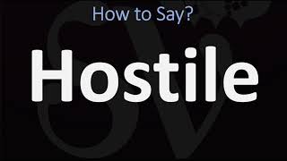 How to Pronounce Hostile CORRECTLY [upl. by Nygem]