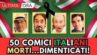 50 grandi ATTORI COMICI Italiani DIMENTICATI Morti [upl. by Nnel927]