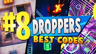 TOP 8 BEST DROPPER CREATIVE MAPS IN FORTNITE [upl. by Ahsert920]