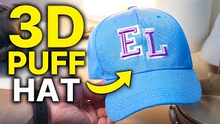 How to Achieve Perfect 3D Hat Embroidery Machine  Tajima SAI Tutorial [upl. by Corty]