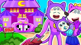 CATNAP BUYS HIS NEW HOUSE  Funny Playtime With Mommy Wolf  Cartoons for Kids [upl. by Nivets]