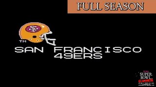 Tecmo Super Bowl NES Playthrough  San Francisco 49ers Full Season Compilation [upl. by Abelard76]