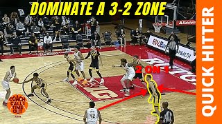 Zone Offense vs 32 Zone Defense to OPEN Shooters on the Back Side aka 122 Zone [upl. by Remliw]