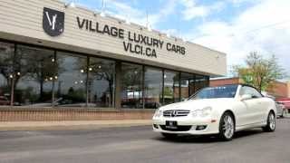 2008 MercedesBenz CLK 350 Convertible in review  Village Luxury Cars Toronto [upl. by O'Carroll]