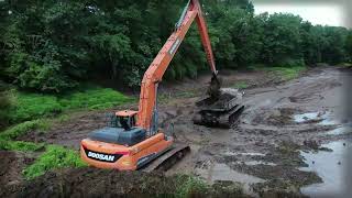 Prinoth Panther T16 Pond Dredging [upl. by Hurst]