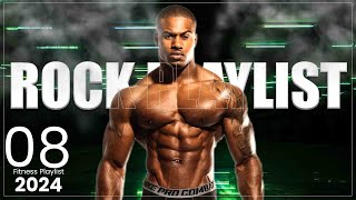 2024 Fitness Playlist 08  Rock Workout Music  Rock Music  No Copyright Music  Gym Music [upl. by Ayahs]