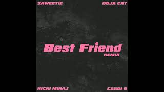 Saweetie  Best Friend feat Doja Cat Nicki Minaj Cardi B Remix  Mashup [upl. by Zile786]