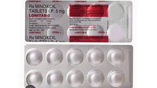 LONITAB 5 Tablets MINOXIDIL TABLETS IP 5 mg [upl. by Annayt]