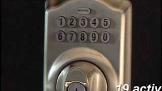 How To Program Your Schlage BE365 Keypad Deadbolt [upl. by Suirtimid]