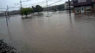 MASSIVE DAM FLOOD IN JAMESBURG NJ [upl. by Anahsor]