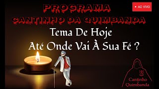 TEMA DE HOJE ATÉ ONDE VAI A SUA FÉ [upl. by Nalyd205]