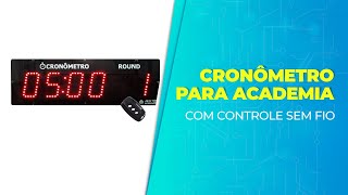 Cronômetro Digital Multeletronic para Academia Crossfit Tabata Lutas [upl. by Aniuqaoj]