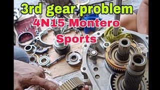 Mitsubishi Montero Sports replace 3rd gear kit [upl. by Keisling]